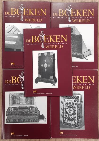 BOEKENWERELD, DE. - De Boekenwereld. Tijdschrift voor boek en prent. Twaalfde  jaargang, 1995 - 1996. Compleet: Vijf nummers.