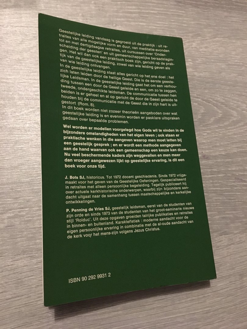 Bots - Geestelyke leiding vandaag werkboek / druk 1