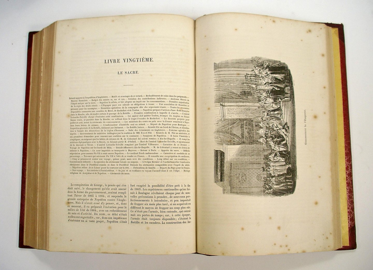 Thiers, A[dolphe]. - Histoire du Consulat et de l`Empire.