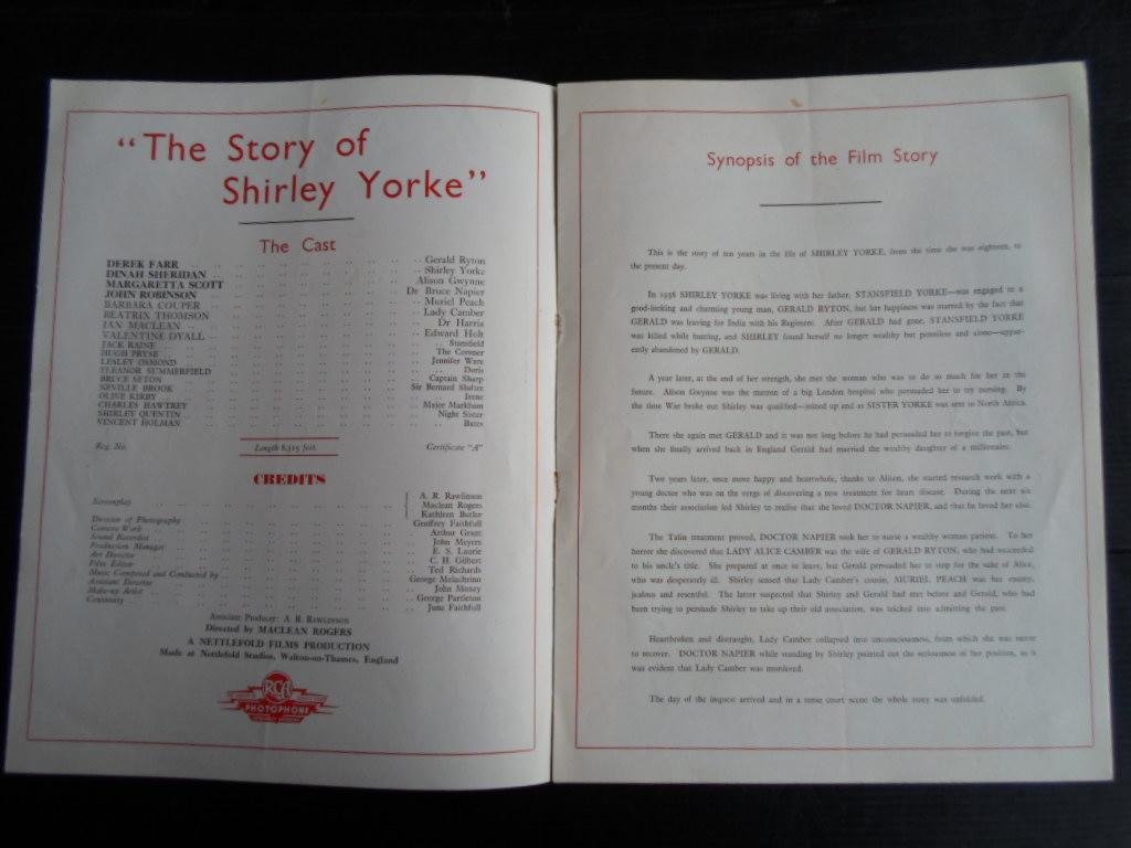  - Filmfolder The Story of Shirley Yorke, Maclean Rogers
