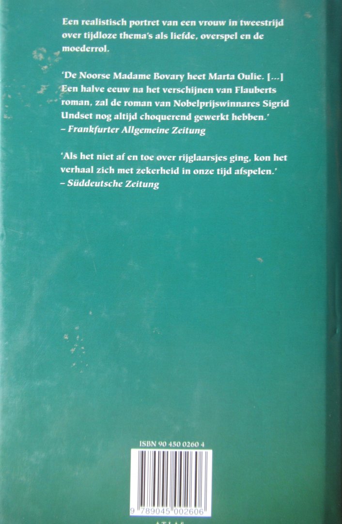 Undset, Sigrid - Martha Oulie