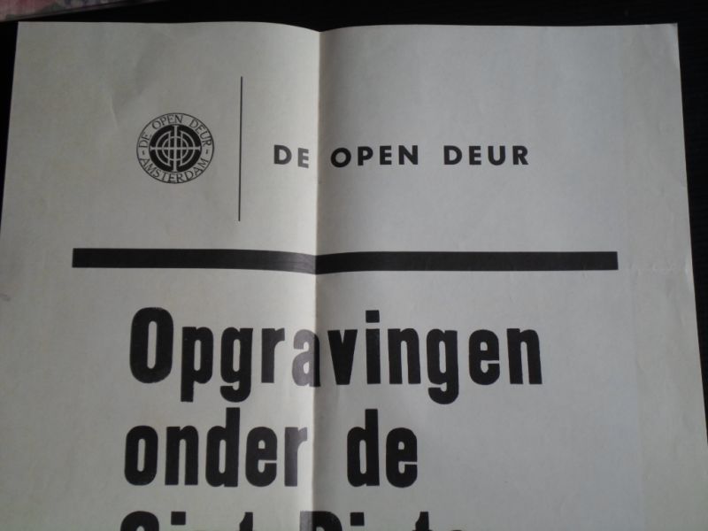 Poster - Lezing Opgravingen onder de Sint Pieter te Rome