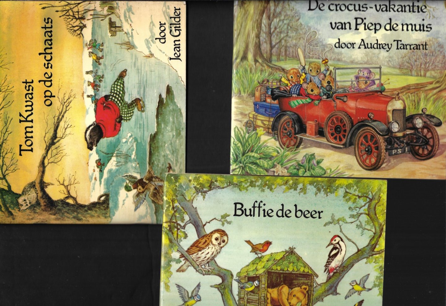 TARRANT, AUDREY / GILDER, JEAN - DE CROCUS-VAKANTIE van PIEP DE MUIS , TOM KWAST OP DE SCHAATS, Buffie de beer