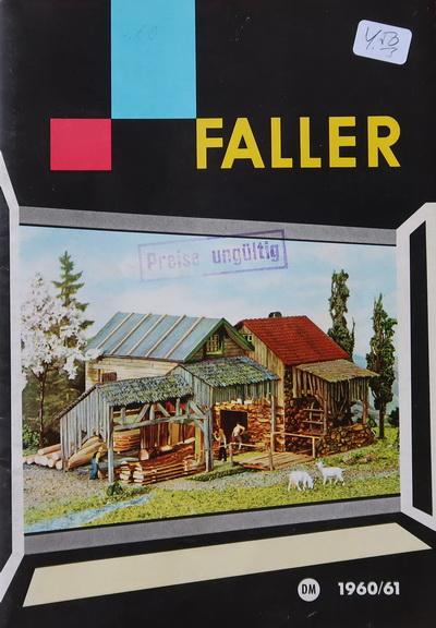 Faller - Faller catalogus 1960/61 voor modelbouw