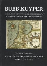 Kuyper, Bubb - Auction sale of books, prints and manuscripts  20, 21, 22 and 23 May 2014