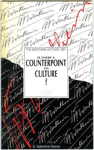 Daniel, E. Valentine - Is there a counterpoint to culture