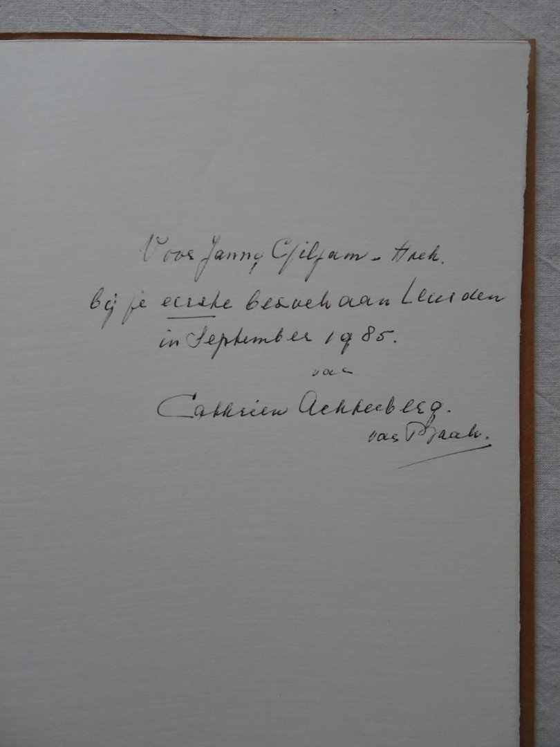 Achterberg, Gerrit.. - Longa Palus.