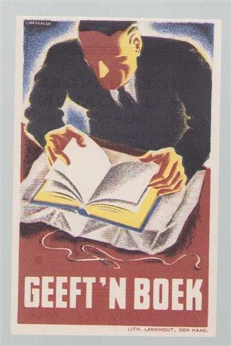 F. Hazeveld - Flyer - Geeft n Boek (1934)