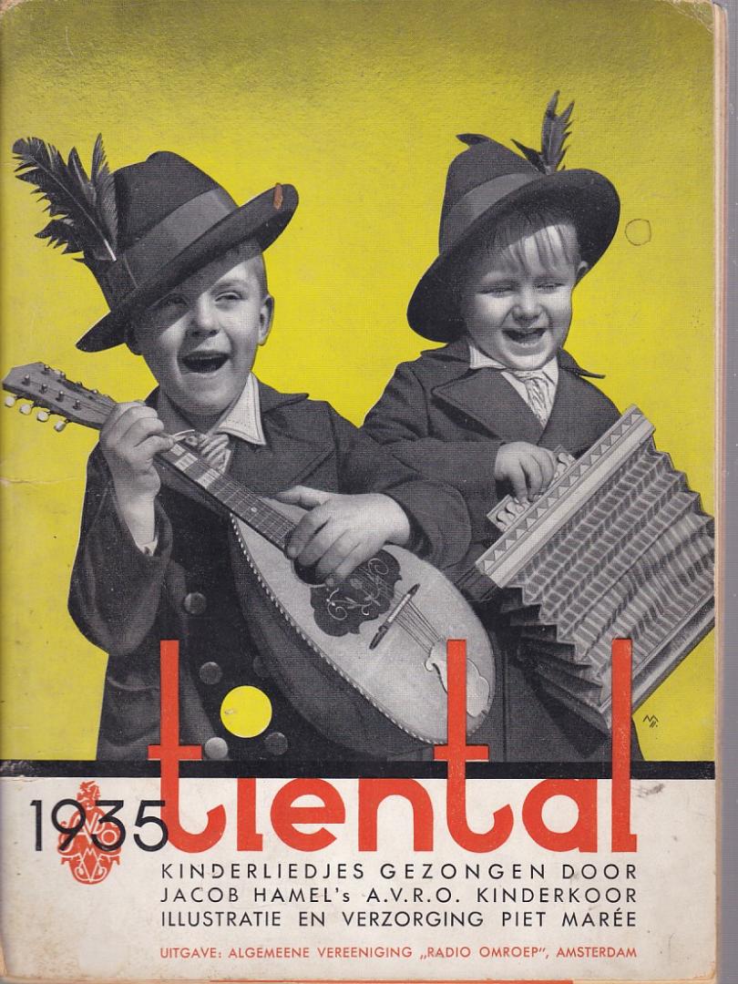 Piet Maree - 1935 - Tiental Kinderliedjes gezongen door Jacob Hamel's AVRO kinderkoor.