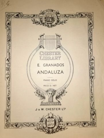 Granados, E.: - Andaluza. Piano solo