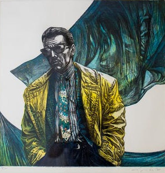 Kooy, Ed van der. - Man met bril.