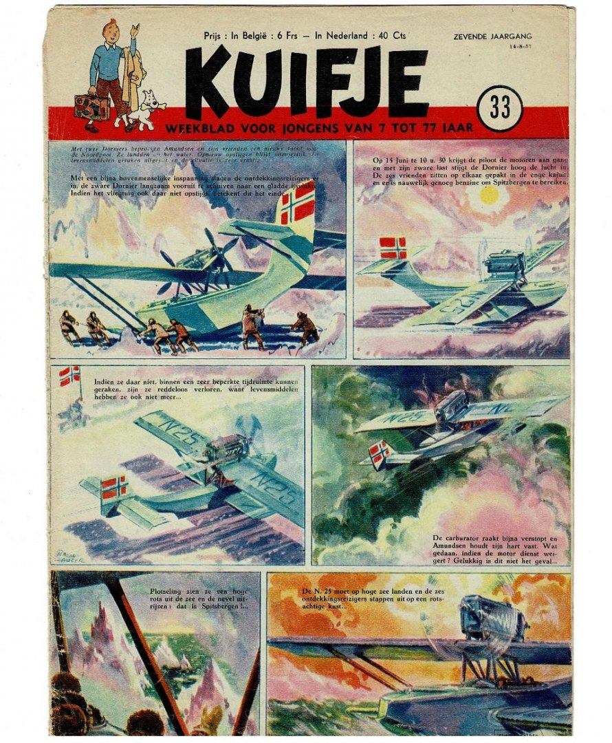  - Kuifje weekblad zevende jaargang nummer 33