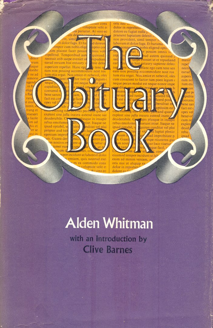 Whitman, A. - The Obituary Book