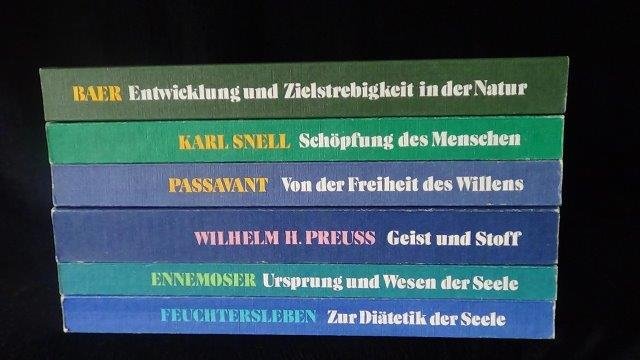 Riemeck, R. & Boegner, K. & Schad, W. u.a., - Schriften des frühen Goetheanismus. Sechs Bände.