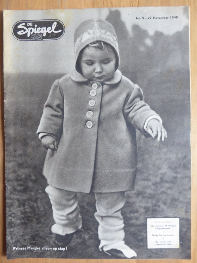 Vliet, T. van (redactie) - De Spiegel - Christelijk nationaal weekblad 27 november 1948 - No. 9