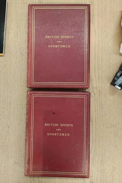 HUTCHINSON, HORACE G. [FORWORD]. & THE SPORTSMAN. - British Sports and Sportsmen. Sportmen of the past. Compiled and Edited by 'the Sportsman' Part I + Part II. [The books are copies of the South African Edition, which is limited to five hundred copies and is No....  This set is NOT numbered! ]
