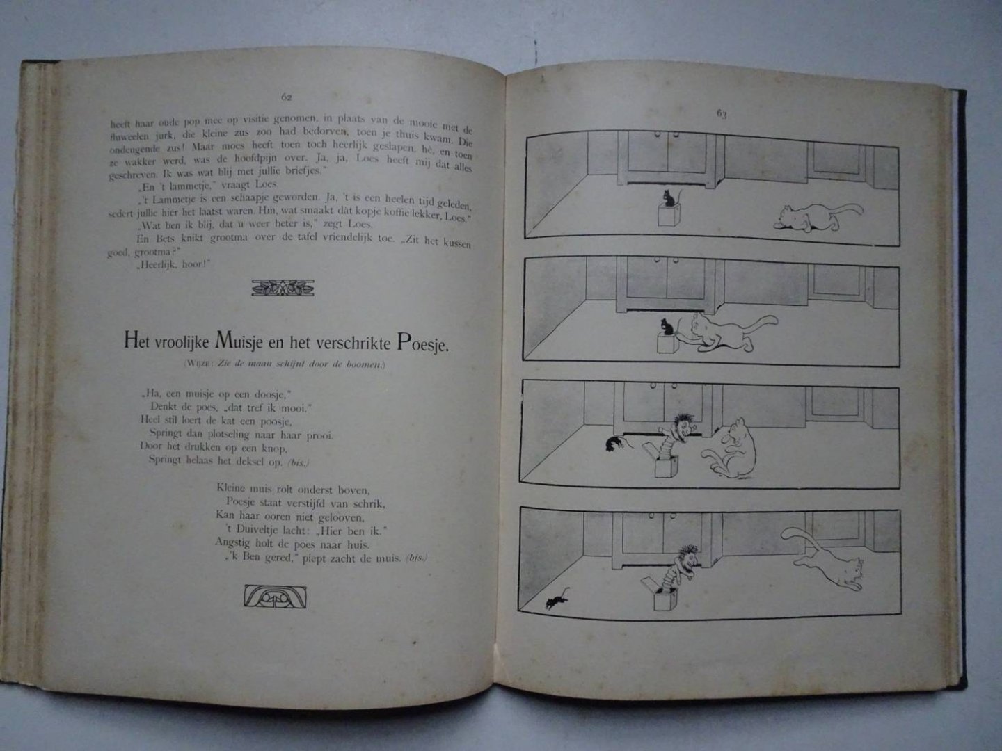 Leopold, Marie. - Bij den haard.