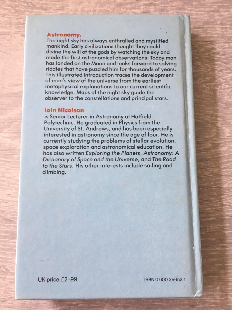 Lain Nicolson - Astronomy