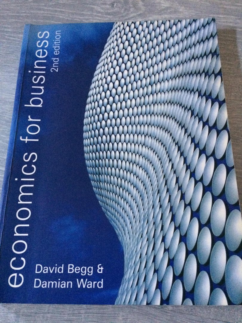 Begg, David - Economics for Business