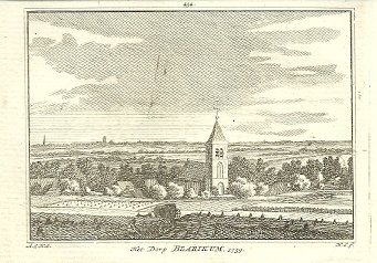 HAEN, Abr. de & Hendrik SPILMAN - [BLARICUM]. - Het Dorp Blarikum. 1739.