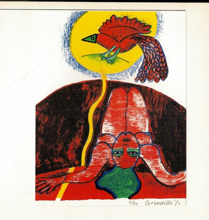 Corneille ills. /Lundkvist, Arthur textes - Femmes et oiseaux (8 kleurenills. Van Corneille)