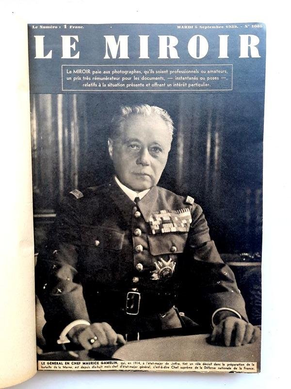 Redactie - le miroir ( maart 1939 - t/m 9 juni 1940 )