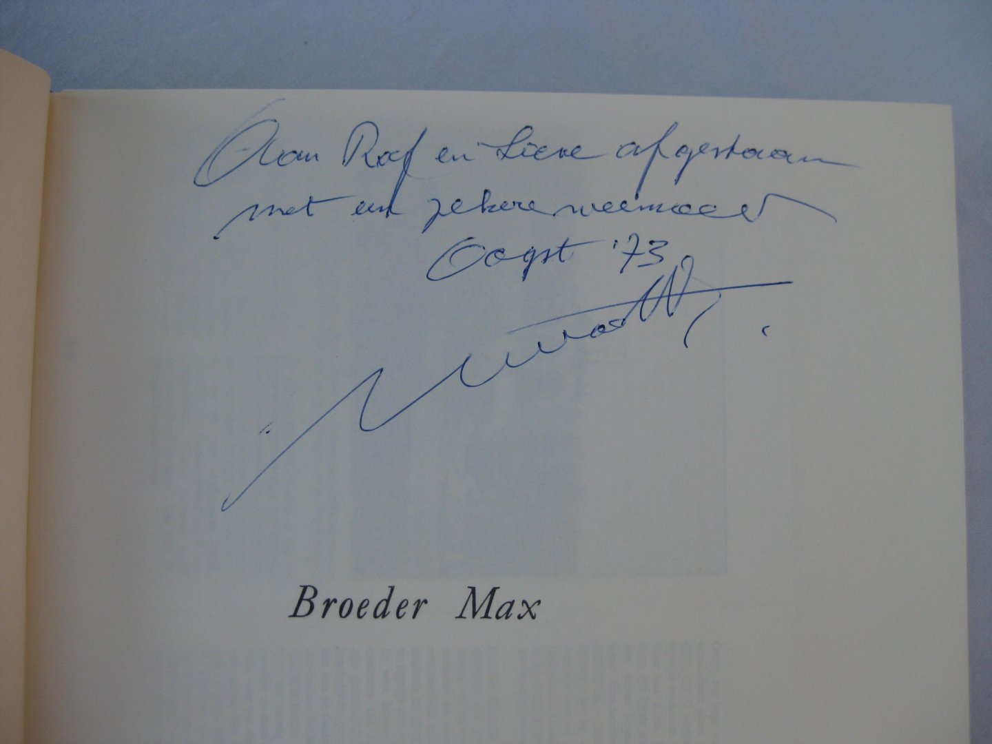 Gavere, Marnix van - en Meerbeek, P. van - - Broeder Max.