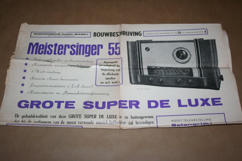  - Bouwbeschrijving Radio Meistersinger 55
