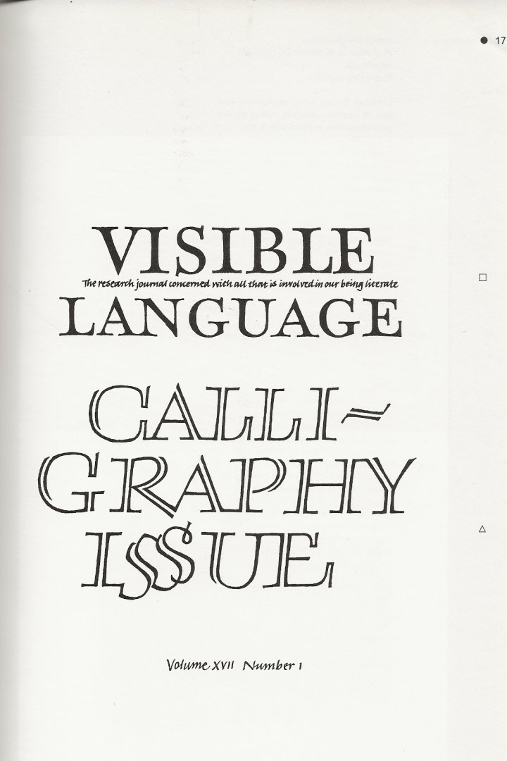 Solt M.E. en A.W. Beiman en A.Marcus - Visible Language Journal