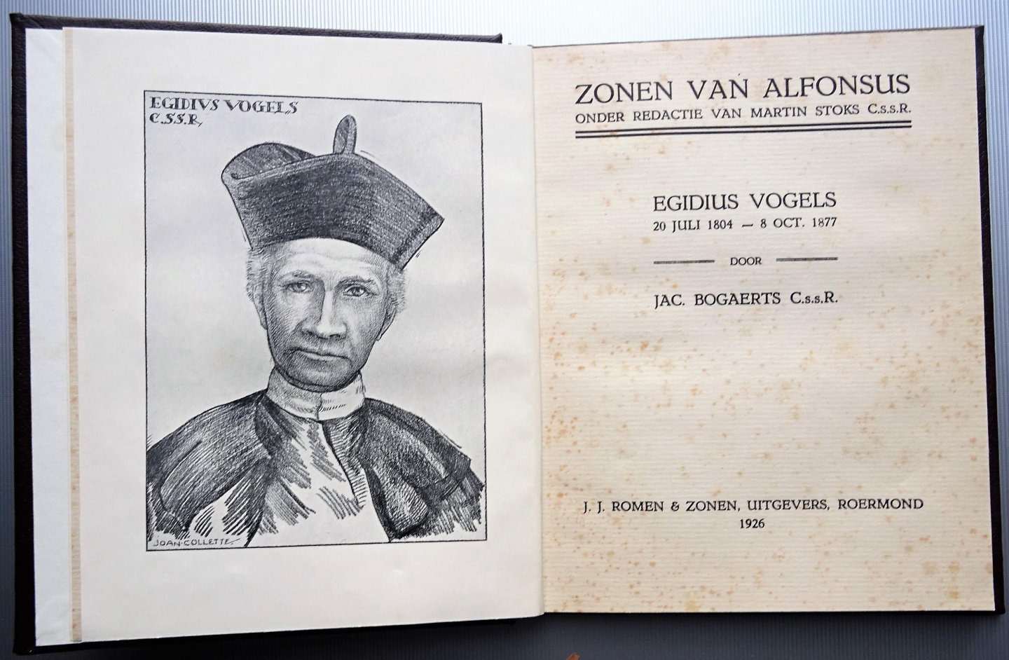 Bogaerts, Jac. C.s.s.R. - Zonen van Alfonsus. Egidius Vogels