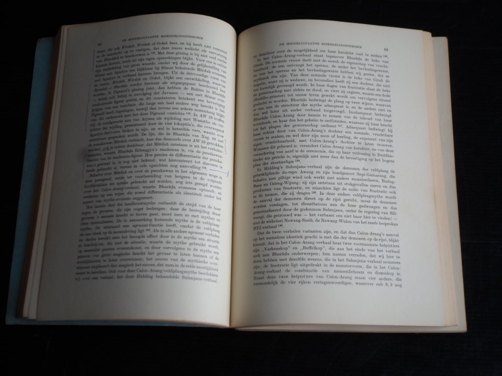 Berg, C.C. - Herkomst, vorm en functie der Middeljavaanse Rijksdelingstheorie, Verhandelingen KNAW, Nwe reeks, deel LIX, nr 1