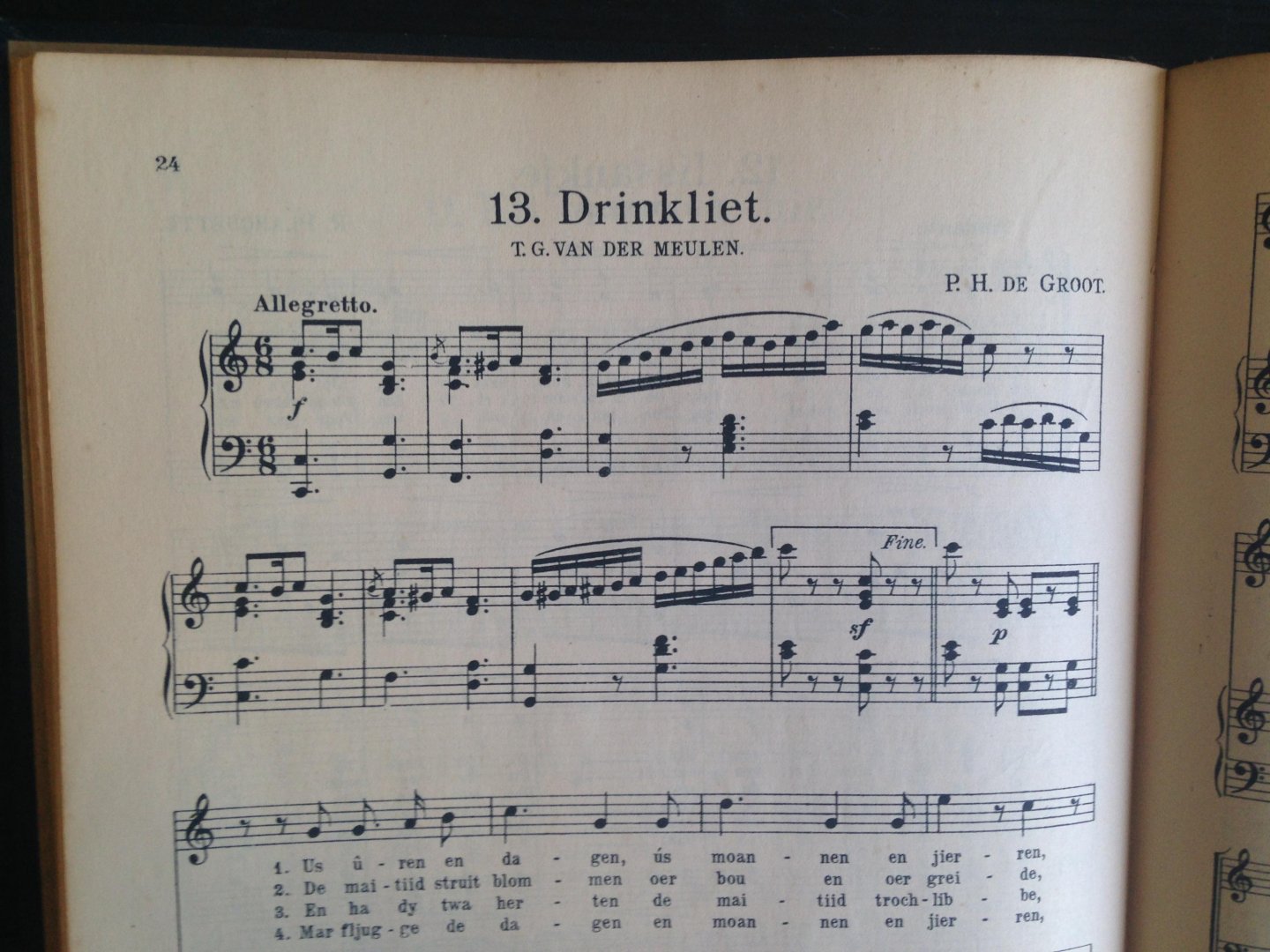 Troestra, P.J. & P.H.de Groot - Ny Frysk Lieteboek