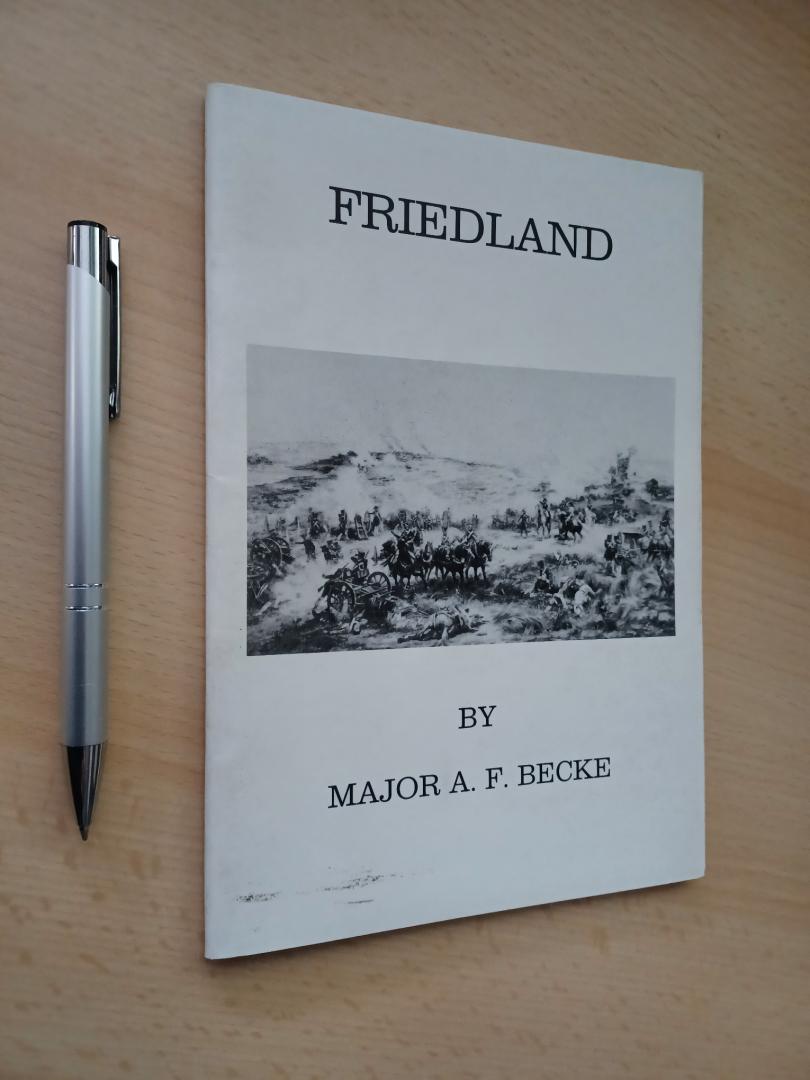 Becke, Major A.F. - Friedland, 1807