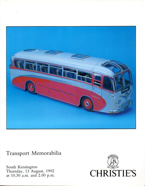 Transport Memorabilia - CHRISTIE'S