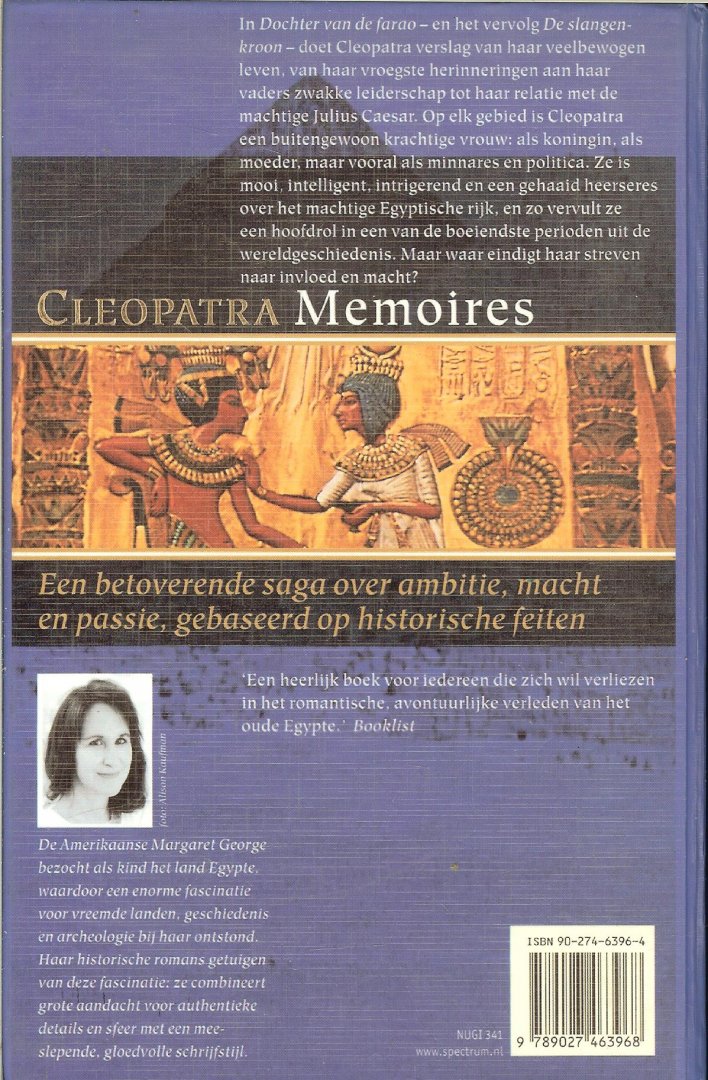 George, Margaret .. Vertaald door Jacques Meerman - Cleopatra, memoires .. : Dochter van de Farao [deel 1] .. Meeslepende roman over de machtige en fasinerende koningin van de nijl