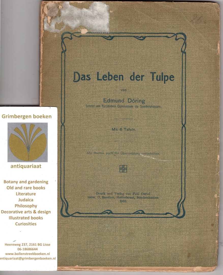 Döring, Edmund - Das Leben der Tulpe