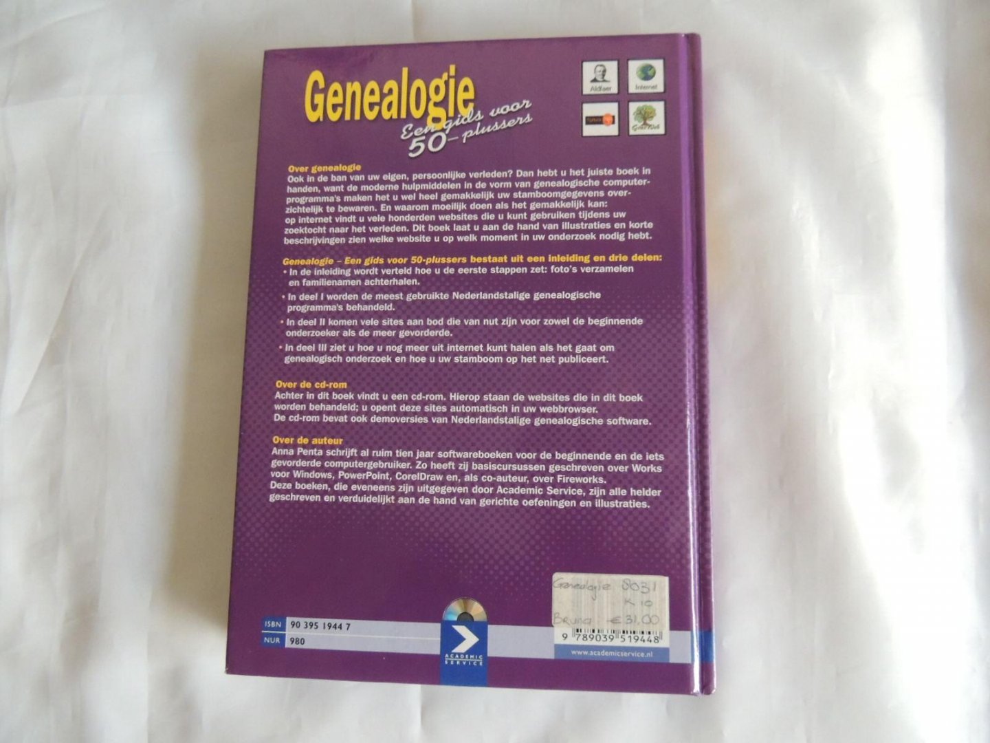 Anna Penta; José van den Haspel - Genealogie : een gids voor 50-plussers - inclusief CD