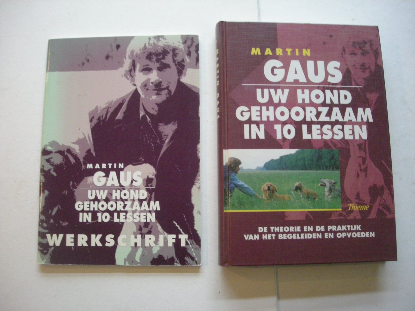 Gaus, Martin - Uw hond gehoorzaam in 10 lessen, de theorie en de praktijk van het begeleiden en opvoeden  + Werkschrift
