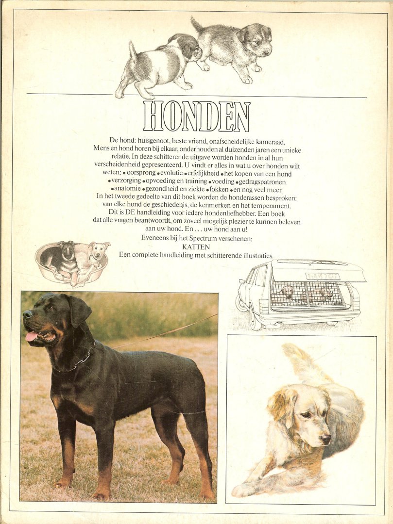 Macdonald, David .. Anderson, Ronald .. Vertaald door Hans Cornelder - Honden .. In deze schitterende uitgave worden honden in al hun verscheidenheid gepresenteerd. U vindt er alles in wat u over honden wilt weten.