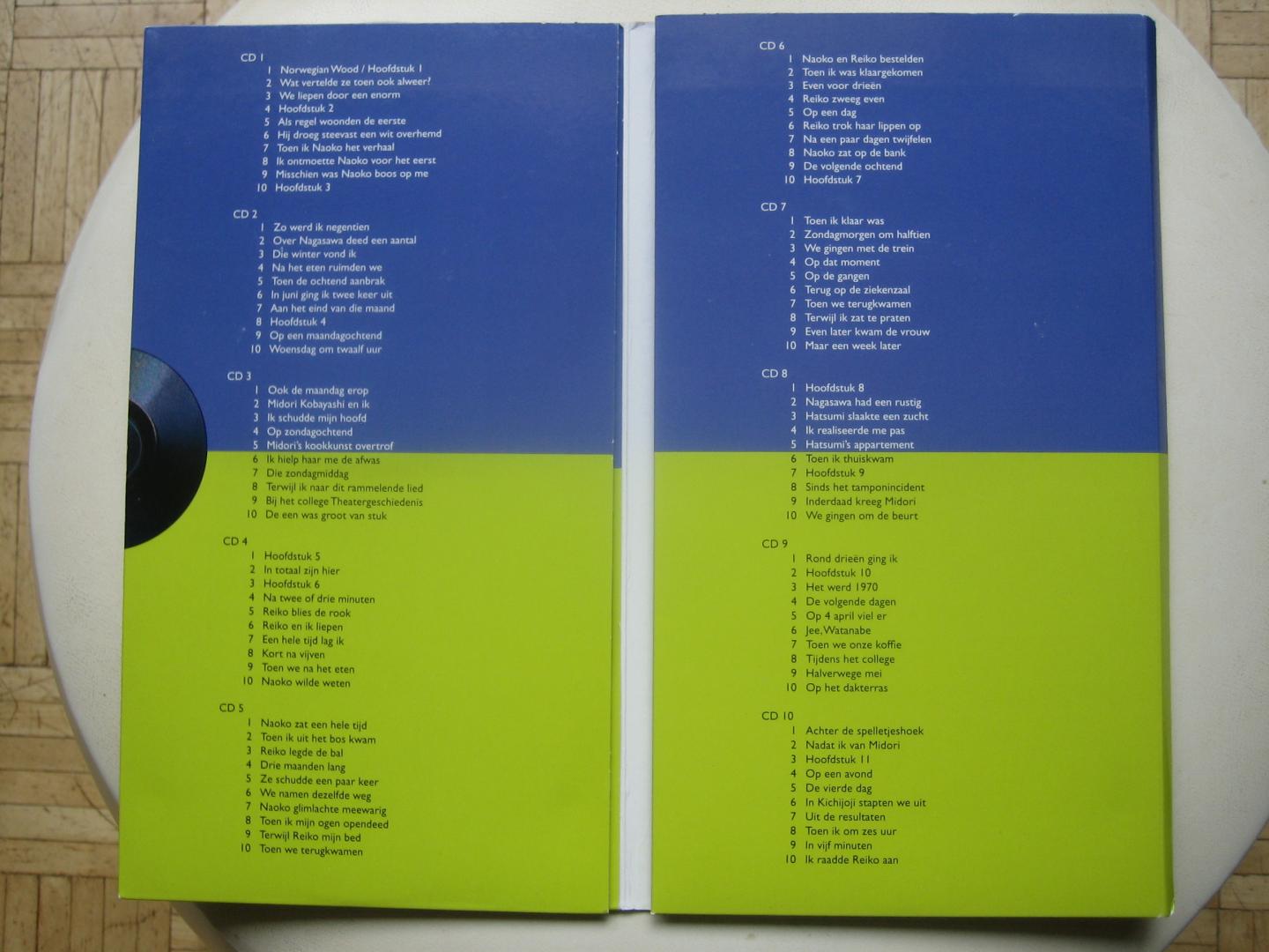 Haruki Murakami - Norwegian Wood / 10 CD Luisterboek voorgelezen door Cees van Ede