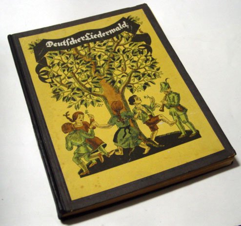 Krome, Hermann (vorwort von Professor Dr. Altmann). - Deutscher Liederwald. Die Schönsten deutschen Volkslieder für Klavier mit Text.