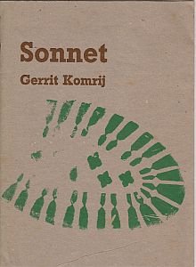 KOMRIJ, Gerrit - Sonnet. (Met Friese vertaling).