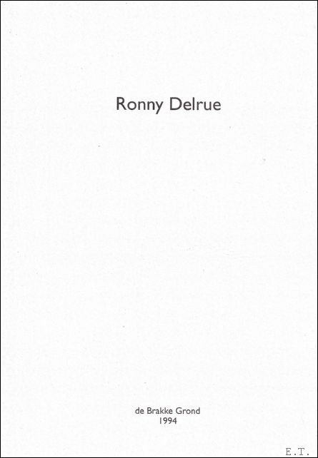 Delrue, Ronny; Bex, Florent (tekst). - Ronny Delrue. Memento Mori.