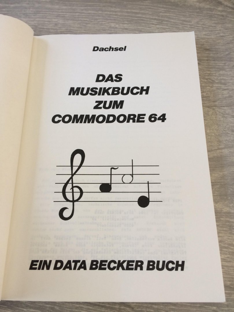 Dachsel - Das musikbuch zin commodore 64
