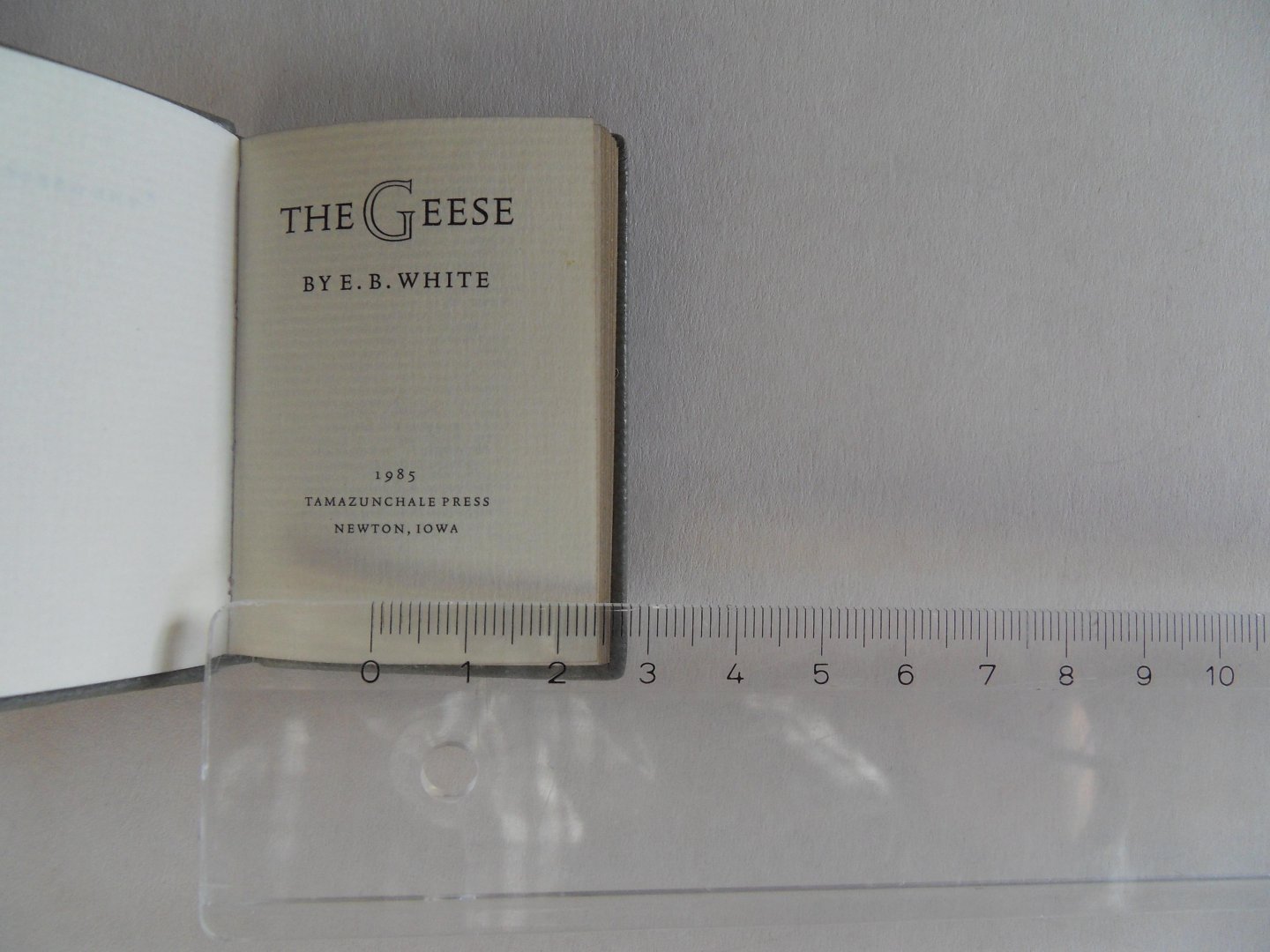 White, E.B. - The Geese [ Oplage van 250 genummerde exemplaren - 207 / 250 ].
