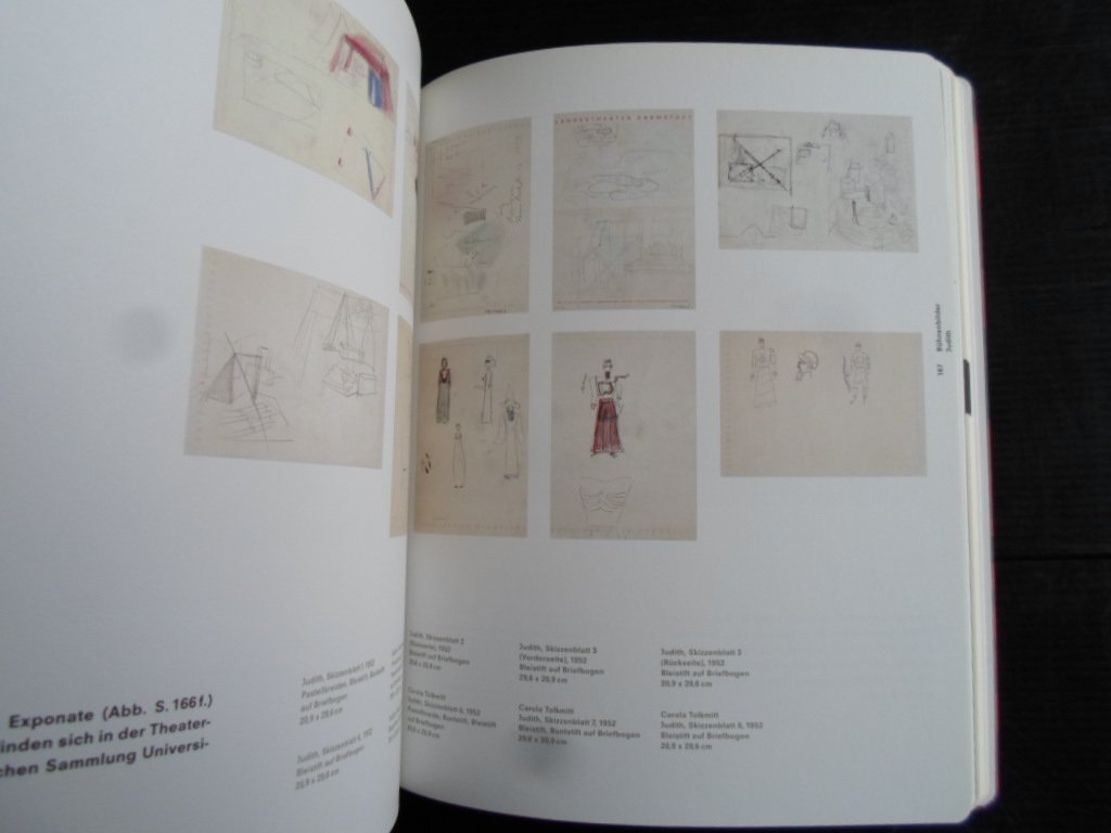 Catalogus bij tentoonstelling Kunstmuseum Stuttgart - Im Rampenlicht, Baumeister als Bühnenbildner