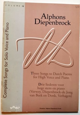 Diepenbrock, A.: - Complete songs for voice and piano. Vol. 12