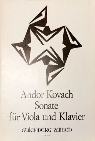 Kovach, Andor: - Sonate für Viola und Klavier