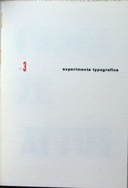 W.Sandberg.(medewerking) - Experimenta typografica