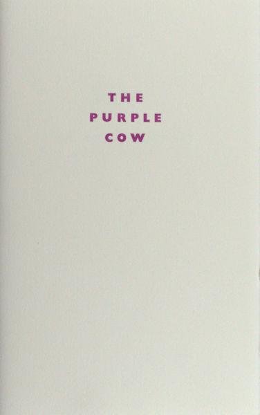 Burgess, Gelett & Carolyn Wells. - The Purple Cow.